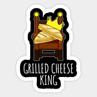 Grilled Cheese King Sticker